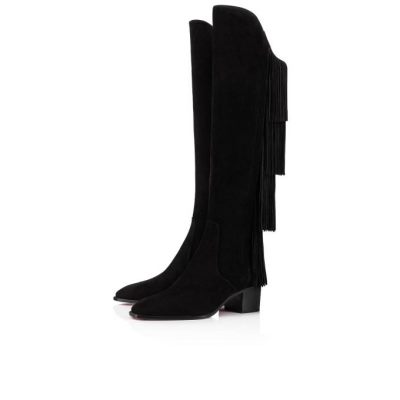 Botas Boot Lion Christian Louboutin Mujer - Negros - 1200238BK01